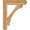 Ekena Millwork Legacy Craftsman Rough Sawn Bracket w/ Offset Brace, Western Red Cedar, 8"W x 34"D x 42"H BKT0806X34X42LEC04RWR - alternate 3